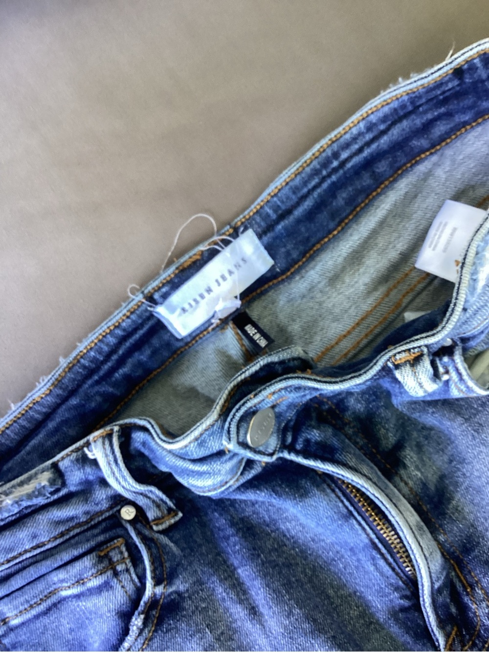 Button-Fly Women’s Risen Jeans